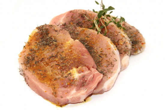 Grillade de porc marinée
